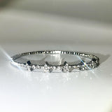 Silver star cubic choker