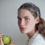 Black & White Check Wool Headband (6611857473654)