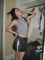 ストラップツイストノースリーブトップス / strap twist sleeveless top