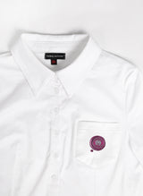 ローズシンボルクロップシャツ / ROSE SYMBOL CROP SHIRT #MAGENTA