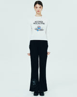 ROMAN TYPO PLEATS PANTS-BLACK (6680869765238)