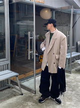 オーバーショルダーダブルハーフコート