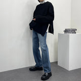 BL サイドジップアップニット/BL Side Zip-Up Knitwear (4 colors)