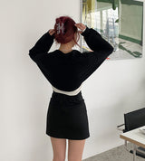 ミニボレロカーディガン / Mini bolero cardigan (3color)