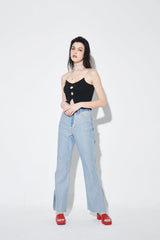 チェーンノースリーブトップ/CHAIN SLEEVELESS TOP