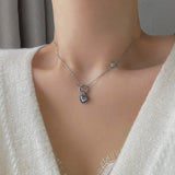 s-eh アンティークシンプルハートトグルバーネックレス/ s-eh Antique Simple Heart Toggle Bar Necklace