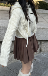 トッポギフードカーディガン / Tteokbokki hooded cardigan