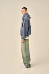 VINTAGE WASHED-OUT DENIM PANTS