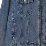 RU8314 Unbalanced Jean Jacket (2 colors)