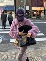 [MADE] Pudding Fur Jacket (Lavender Purple)