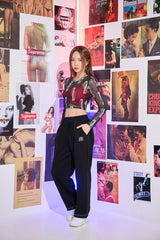 ノーマルメッシュクロップTシャツ / TOP(9286) Normal Mesh Crop Tee