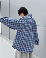シルカチェッカーボードシャツ