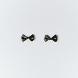 [925 SILVER] ミニサテンリボンピアス