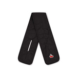 CHERRY QUILTING JACKET + MUFFLER SET [BLACK]