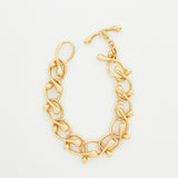 ティアドロップチェーンブレスレット / Tear Drop Chian Bracelet_Gold
