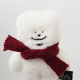 tuteogi doll keyring burgundy muffler