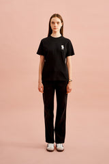 ウィティーバニーワッペンTシャツ／WITTY BUNNY WAPPEN T-SHIRT [BLACK]