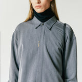 VERTICAL TIP BASIC SHIRT GREY