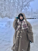 Aomori hood duffle coat