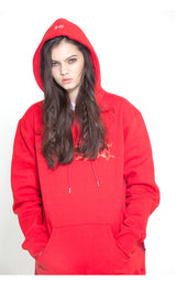 Checkboard hoodie - red (4622103052406)