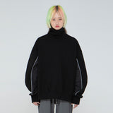 キルティングタートルネックスウェットシャツ0081 / Quilting Turtleneck M2M (4580894113910)