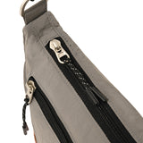 POCKET STRING NYLON MINI CROSS BAG [LIGHT GRAY]