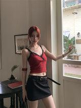 Reality V Lace Sleeveless Tee