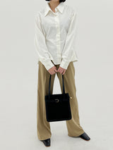 ウエストボタンシャツ / Waist button shirt (4color)