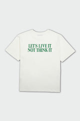 オーバーフィットロゴTシャツ / Over fit logo t-shirt (white)