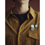 マランポケットチェックシャツ / MARANG POCKET CHECK SHIRT_MUSTARD