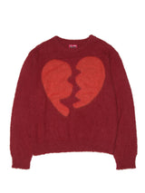 Broken Heart Knit BURGUNDY