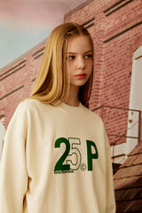 センスロゴスウェットシャツ / 25P SENSE LOGO SWEAT SHIRTS_CREAM