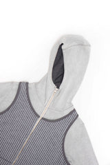 BALACLAVA knit zip up ver.2_ grey