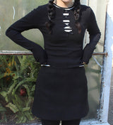 ribbon long sleeve T-shirt (4colors)