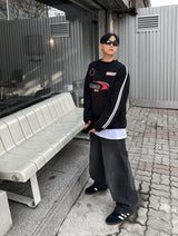 バルーンデニムパンツ