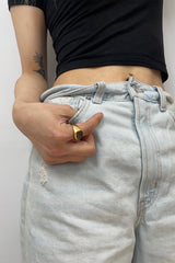 no.34リング / no.34 ring gold (freesize)