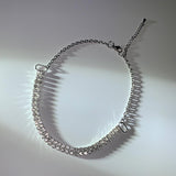 [Mamamoo Moonbyul/STAYC ISA아이사 착용] Neck layered shine choker (6684901441654)