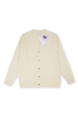 LMN Y-neck Cable Cardigan (9 colors)
