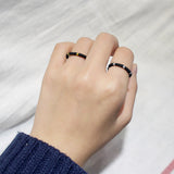 レターリング1 / [CCNMADE] LETTER RING 1 (Black&Gold)