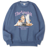 バタフライキャットスウェットシャツ/VENHIT Butterfly Cat SWEATSHIRT_B1
