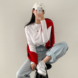 [BELLIDE MADE] MULTI-Half CROPED PLAIN LONG SLEEVE