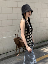 オンディビンテージレザーミニバックパック / Ondi Vintage Leather Mini Backpack