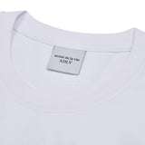 スクリプトロゴプリンティングショートスリーブTシャツ ホワイト