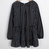 チェックテラスドレス