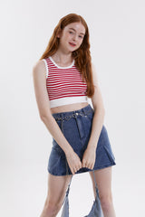 マリンストライプスリーブレス / MARIN STRIPE SLEEVELESS