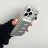 Ribbon mood silver magsafe card slot (card slot)