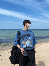 ネイビーポパイ半袖Tシャツ