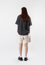 SOLIDPOP STRIPE TEE black (6580873396342)