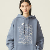 ガーデンパーティードローイングオーバーフィットフード / GARDEN PARTY DRAWING OVERFIT HOODIE - 6COLOR