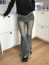 Reese boot-cut denim pants